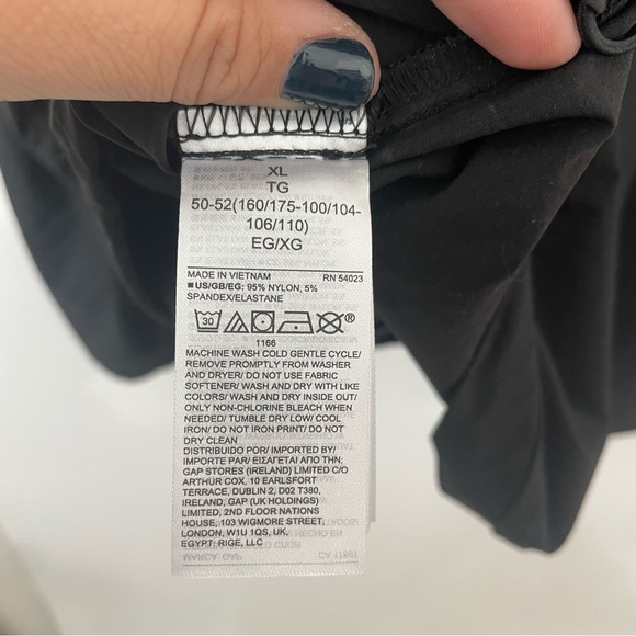 GAP Athletic GapFit Black Track 1/4 Zip Windbreaker Jacket XL - Picture 7 of 10